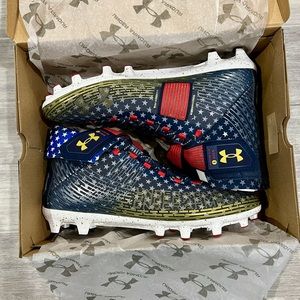 NEW Under Armour Highlight MC LE USA Football Cleats Men's Size 11.5 3025740-100